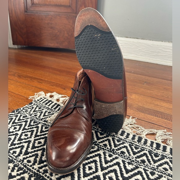 Johnston & Murphy Domani Mens Cap Toe Lace Up Short Boot size 9.5 - Picture 4 of 6